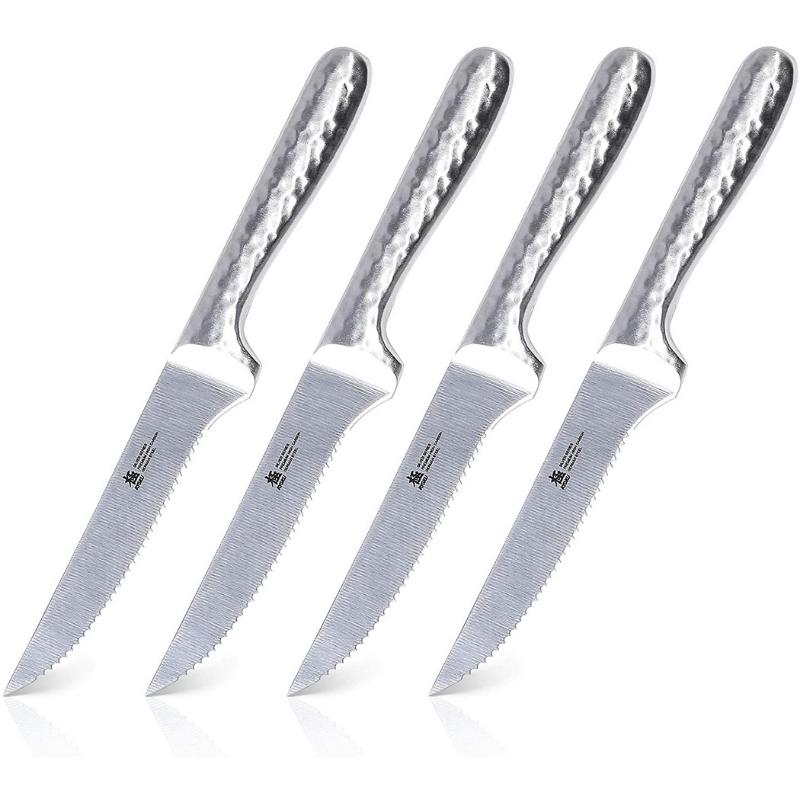 http://toroscookware.com/cdn/shop/products/5-inch-serrated-one-piece-construction-steak-knives-with-hammered-pattern-hollowed-handles-set-of-4-957286_1200x1200.jpg?v=1599406879