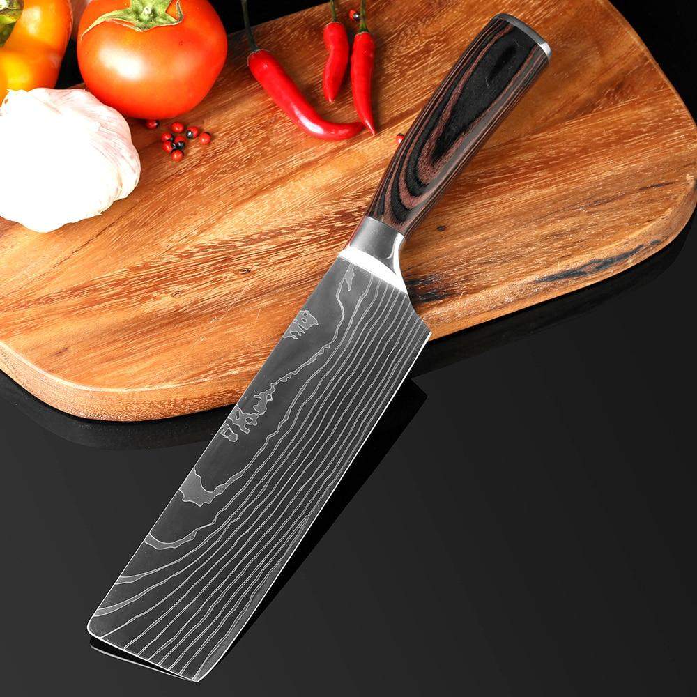 RMA – 7-PIECE BUTCHER KNIFE SET & STORAGE ROLL - Range Meat