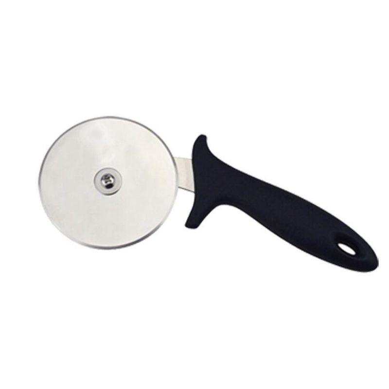 3 inch Diameter Commercial Grade Pizza Wheel Cutter w Anti-Slip Handle