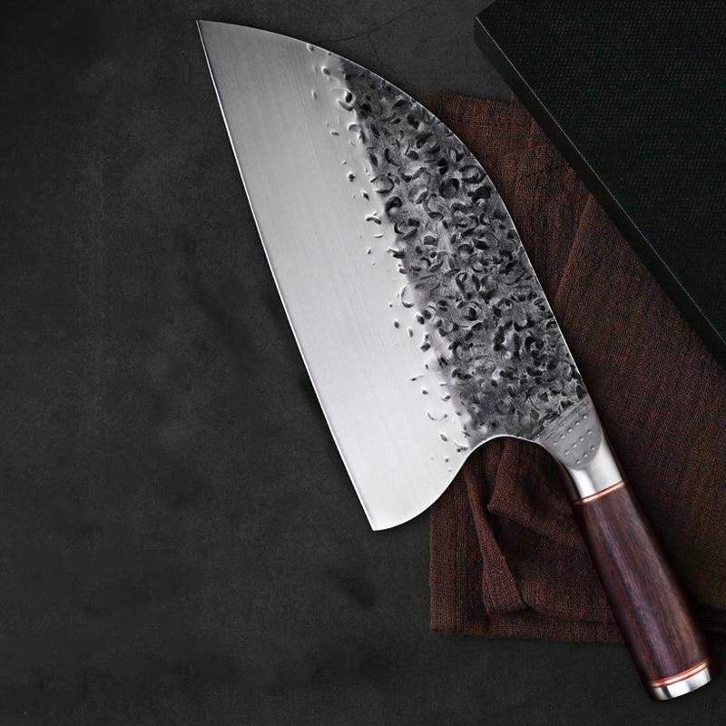 5Cr15MoV High Carbon Steel Slicing Carving Knife Hand Forged