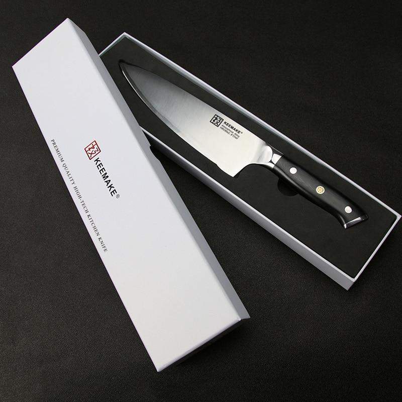 Keemake 8 inch Chef Knife Damascus Steel Sharp Culinary Kitchen