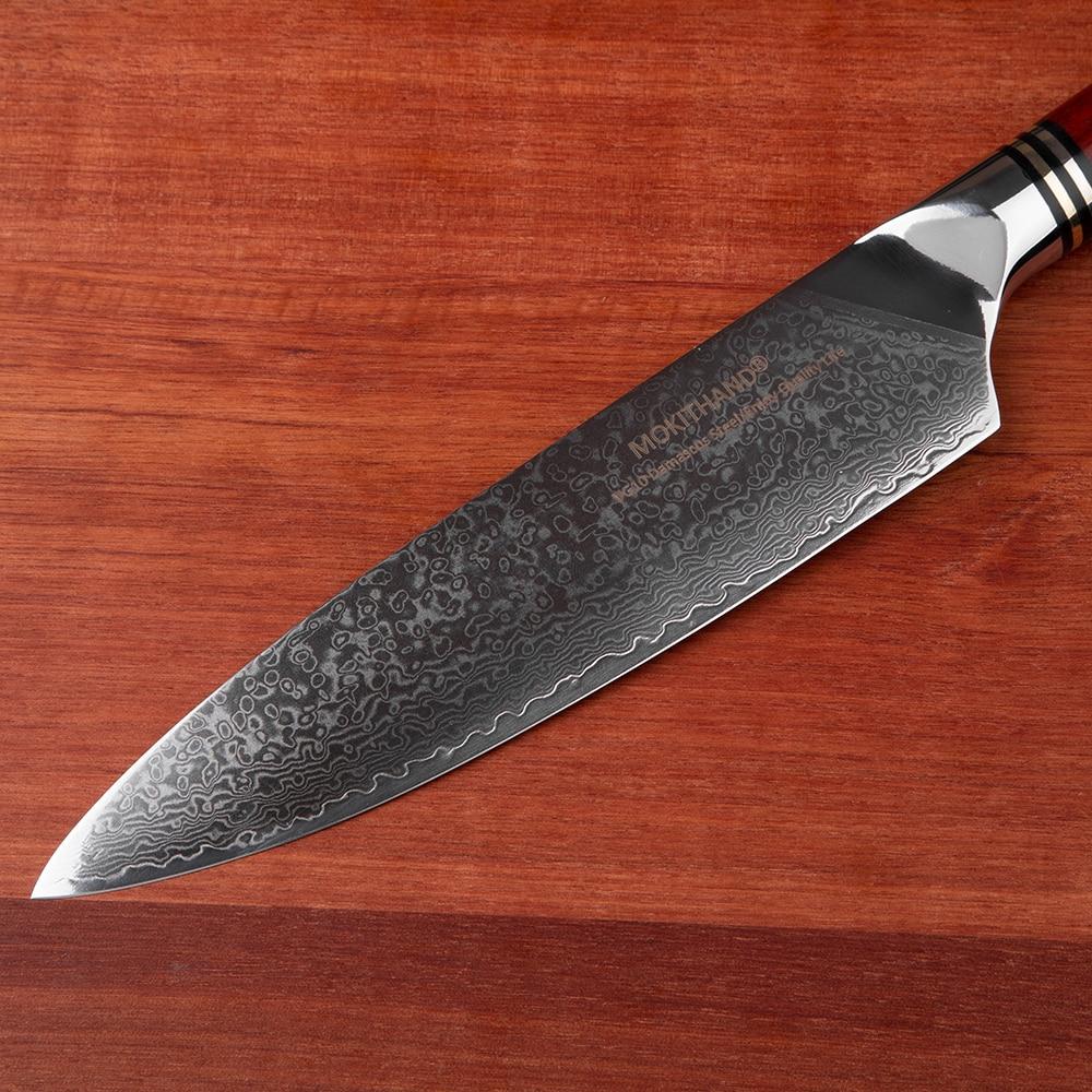 Chef Knife 8 Inch, Kitchen Knife Damascus Professional Sharp High Carbon  Stainless Steel 67-Layer Meat Sushi Fruit Cutting Gyuto Chef Knife  Ergonomic