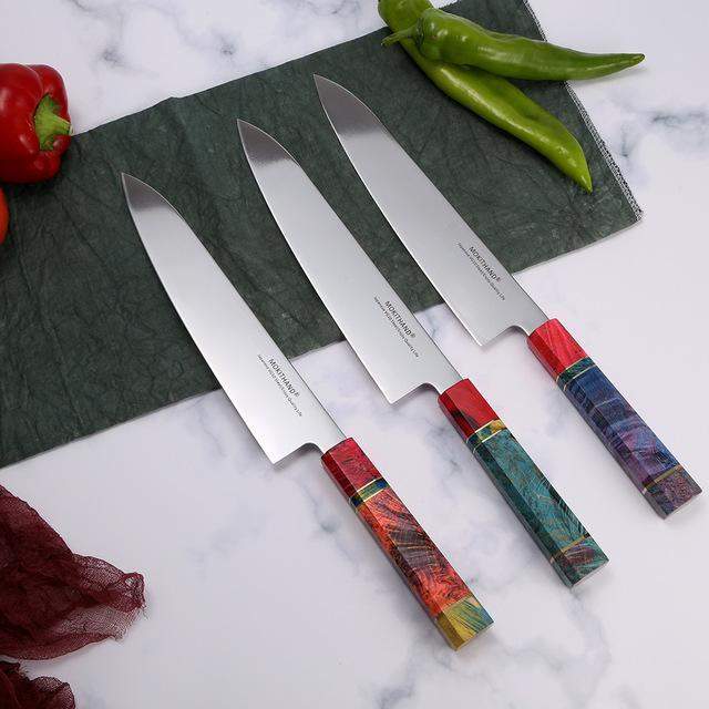 Clearance Sale 9Inch Kitchen Chef's Knife Japan Damascus VG10 Steel Core  Kiritsuke Gyuto Cleaver Knife Anti-Stick Slicing Knives