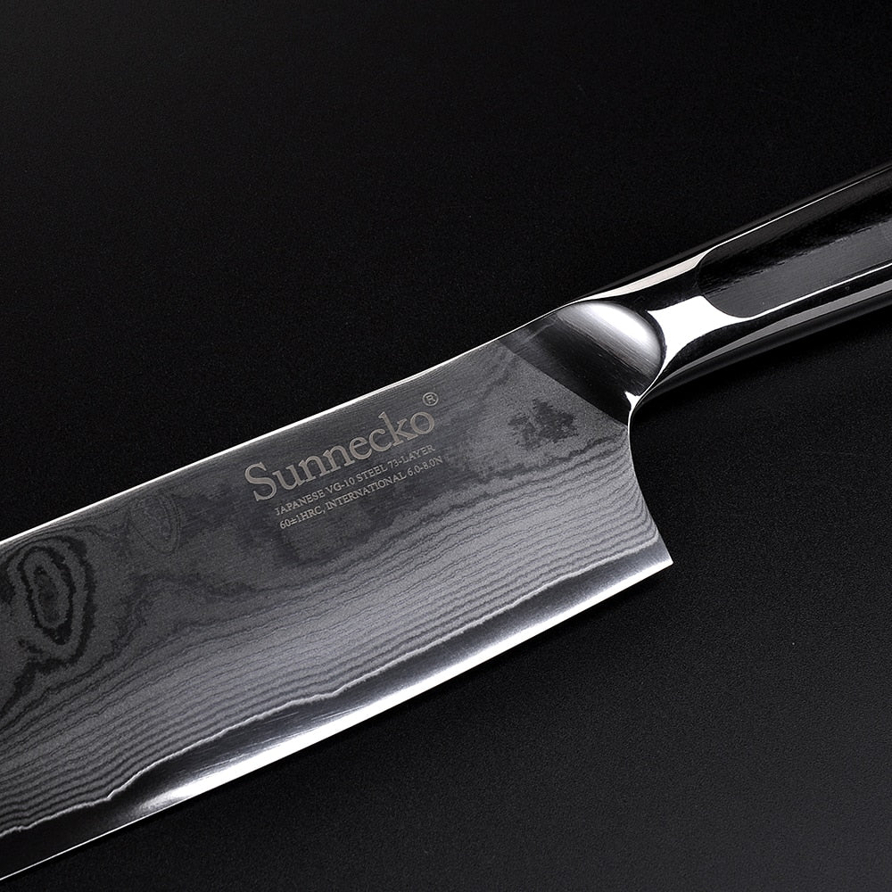 Janpanese VG10 7 Inch Nakiri Vegetable Knife