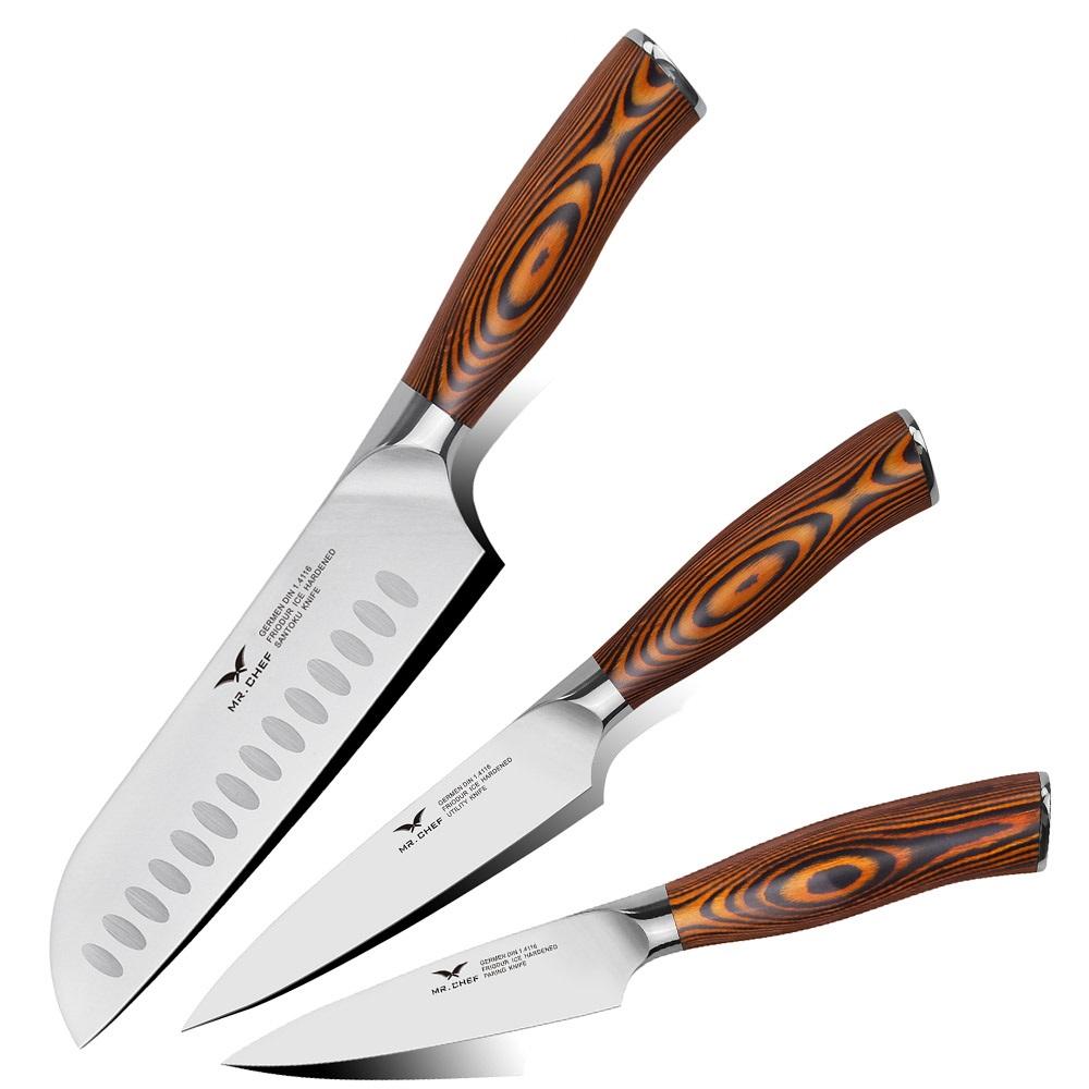 High carbon German Steel Professional Kitchen Knives Set - TOROS - COOKWARE BAKEWARE & GRILL STORE