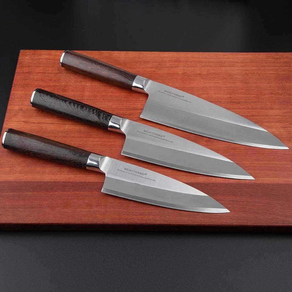 Kitchen Knife Japan Chef Knife Set German 1.4116 Stainless Steel