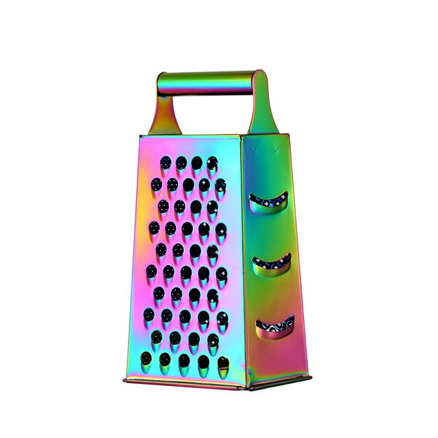 Rainbow Stainless Multi-functional Cutter, Slicer, Zester, Grater, Shredder