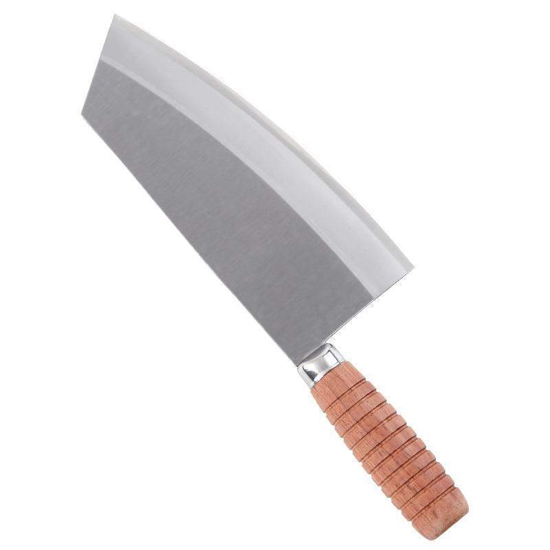 Traditional Chinese Cleaver Hand Forged Chef Knife Rosewood Handle 