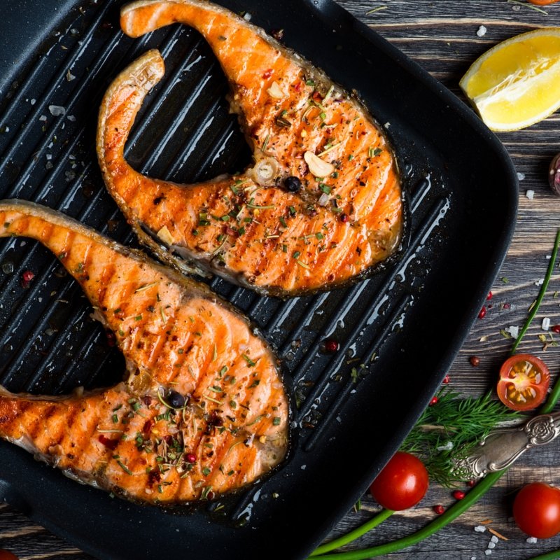 Grilled Salmon With Cilantro Lime Sauce | TOROS - COOKWARE BAKEWARE & GRILL STORE