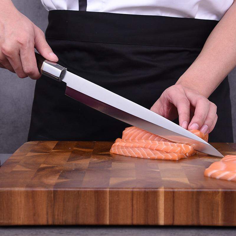 9.5 - 11.5 inch High End Japanese X5Cr15MoV Steel Sashimi Filleting Fish  Knives