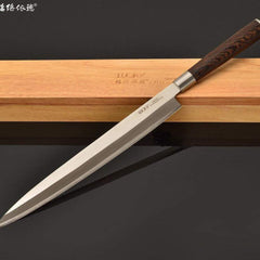 LEFT HANDED KASUMI TOGI YANAGI SASHIMI KNIFE /Sandalwood handle