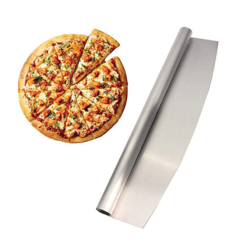14-Inch Rocker Blade Heavy Duty Food Grade 18/8 (304) Stainless Steel Pizza Cutter-Kitchen Utensil-TOROS - COOKWARE BAKEWARE &amp; GRILL STORE