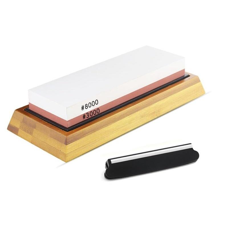 Sharpening Stone 1000 & 3000 Grit Double Sided Whetstone Set For