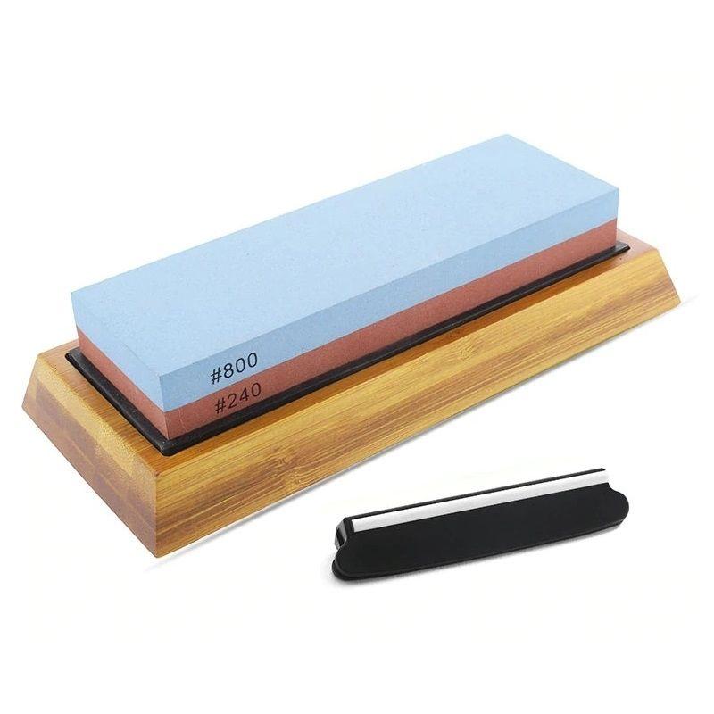 2-IN-1 Professional Double Sided Knives Sharpening Whetstone 240-8000 grit-Knife Sharpener-TOROS - COOKWARE BAKEWARE &amp; GRILL STORE