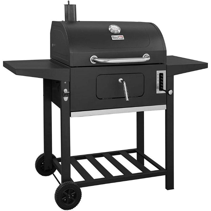 24-Inch Charcoal Grill Barbecue, 598 Square Inches Cooking Area with Wheels-Charcoal Grill-TOROS - COOKWARE BAKEWARE &amp; GRILL STORE