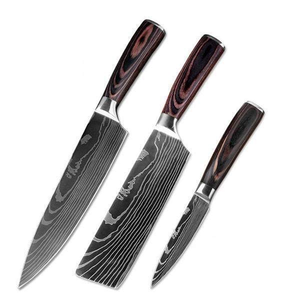 3 Piece Butcher's Knives Set-Knife Set-TOROS - COOKWARE BAKEWARE &amp; GRILL STORE