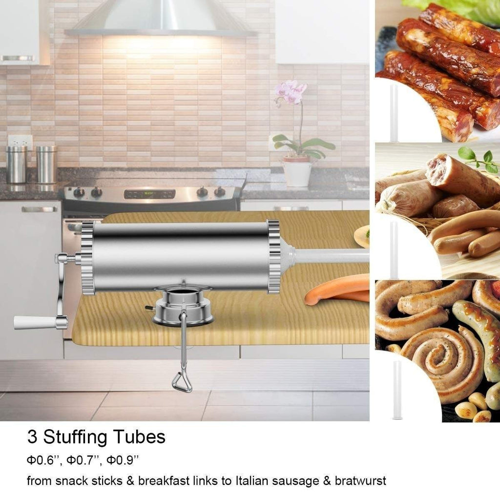 Manual Sausage Filler 3liter Machine S. S Sausage Tube Meat Stuffer Machine  - China Home Sausage Maker, Home Sausage Making Equipment