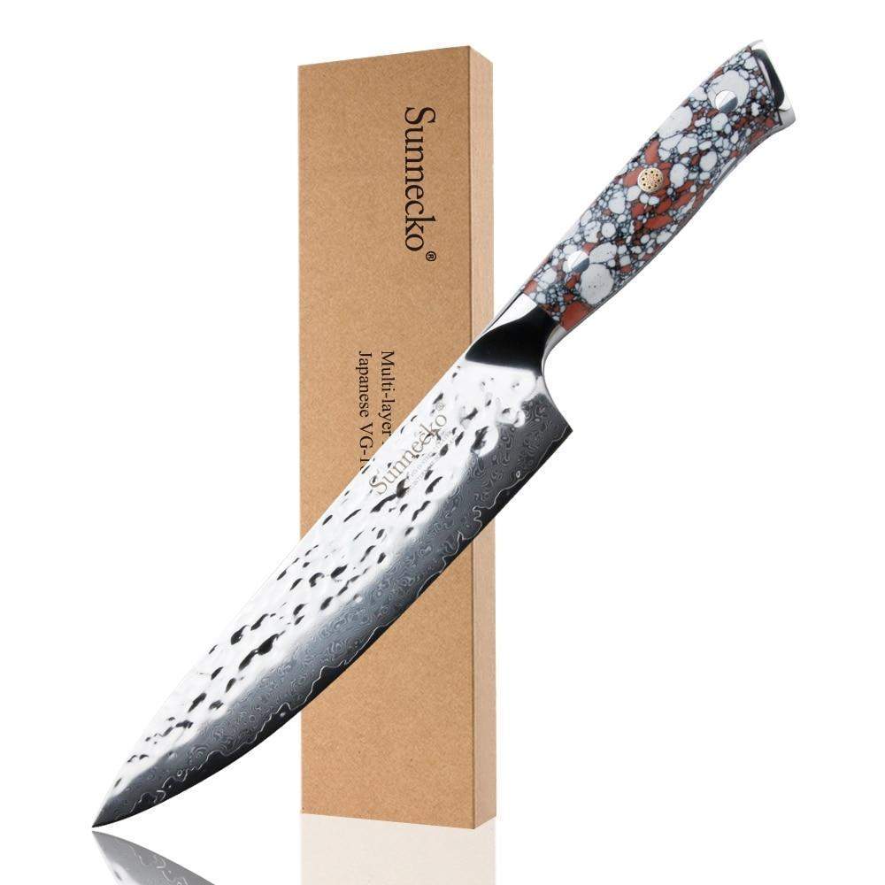 Damascus Steel 8 Chef Knife – Cook With Steel
