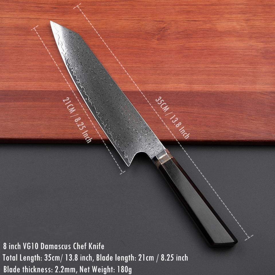 VG-10 67-Layer Damascus Chef Knife 8-inch
