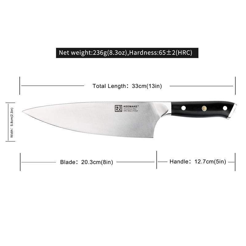  KEEMAKE Japanese Knife Gyuto Chef Knife 8 inch Kitchen