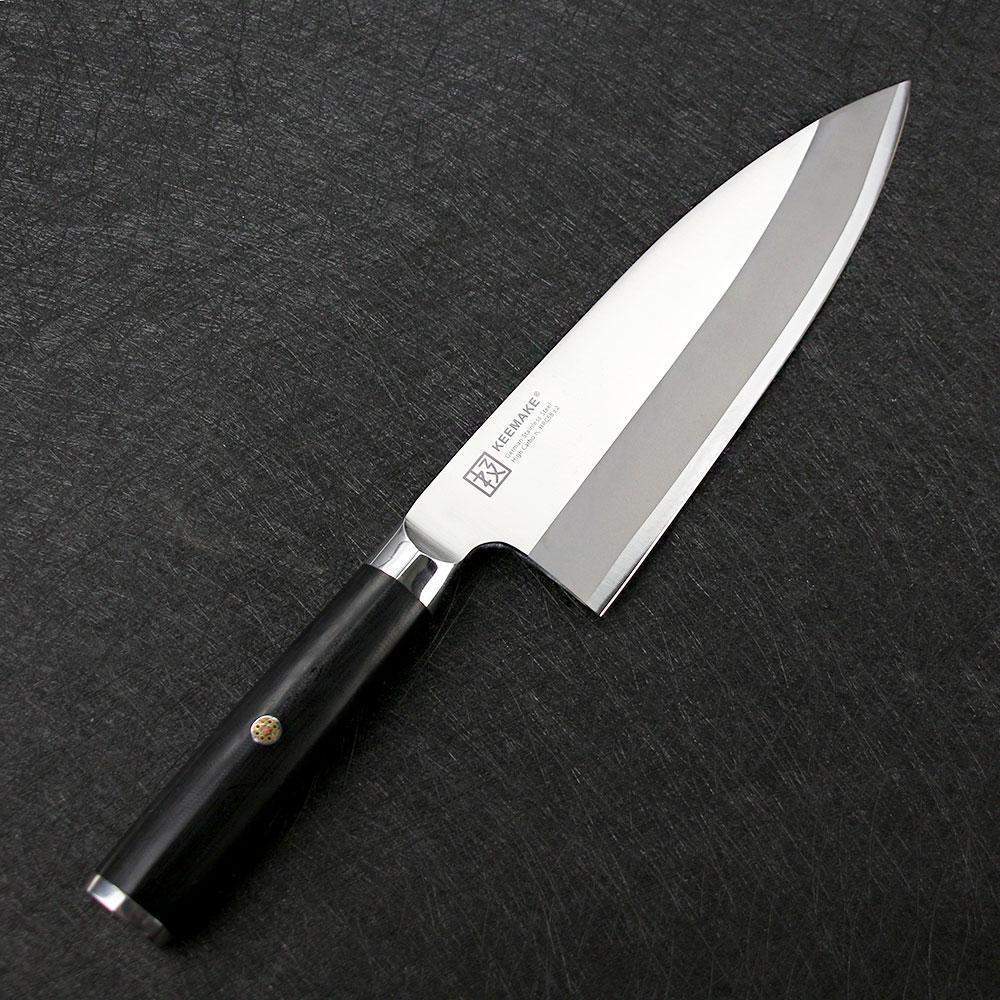8.25" Deba Knife German 1.4116 Steel G10+S/S Handle 58HRC - TOROS - COOKWARE BAKEWARE & GRILL STORE
