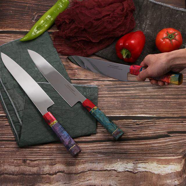Professional Butcher Knife 9 inch Japanese VG10 Damascus Steel Chef Kitchen Tool