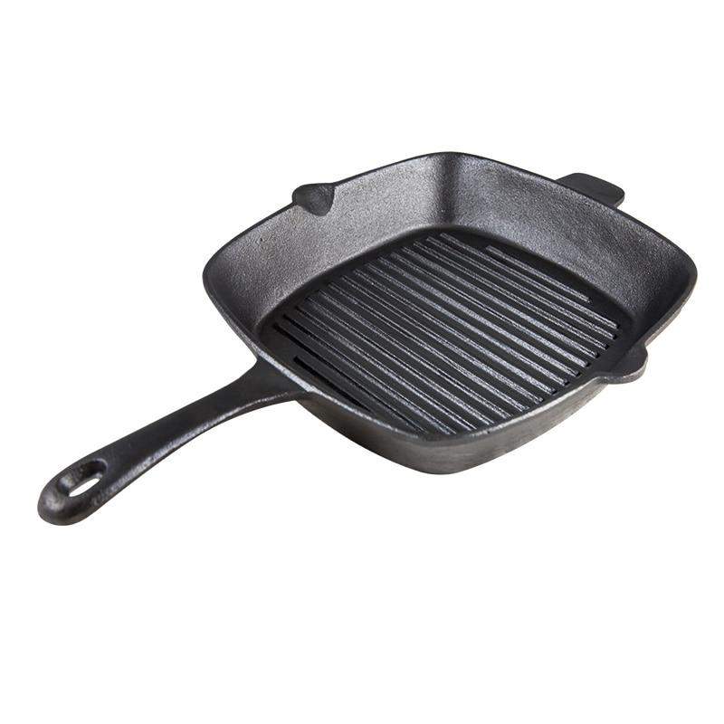 Heavy Duty 10.3" Cast Iron Grill Pan - TOROS - COOKWARE BAKEWARE & GRILL STORE