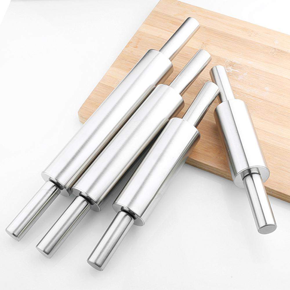 Stainless Steel Large Pointed Rolling Pin – Precision Design