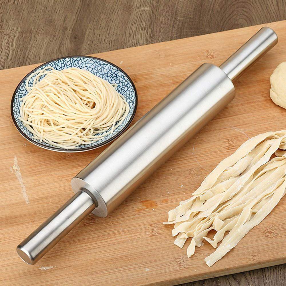 Stainless Steel Medium Pointed Rolling Pin – Precision Desig