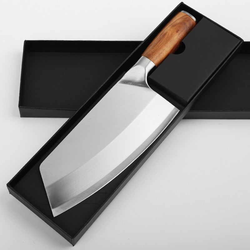 8inch Cleaver Kitchen Knife Stainless Steel Meat Chopping, Slicing Vegetables