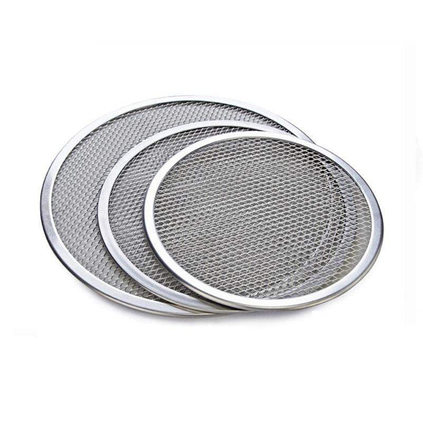 Seamless Aluminum Non stick Pizza Screen Mesh Baking Tray (6 - 22 ...