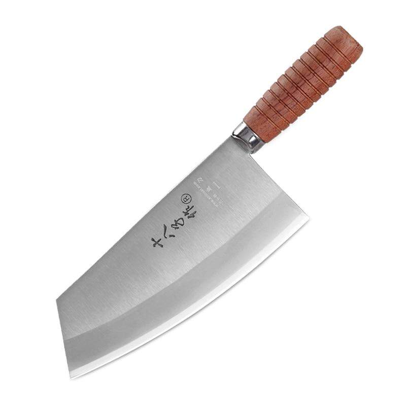 Superior Chinese Cleaver Chef's Knife with Wooden Rosewood Handle - TOROS - COOKWARE BAKEWARE & GRILL STORE